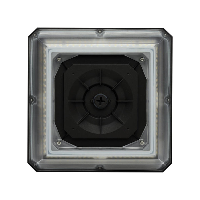 Nuvo 10" Square 60W/75W/90W LED Wide Beam Angle Canopy Light, CCT Selectable