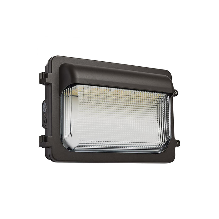 Nuvo 65-885 70W/85W/100W LED Low Profile Wall Pack with Integrated Bypassable Photocell, CCT Selectable