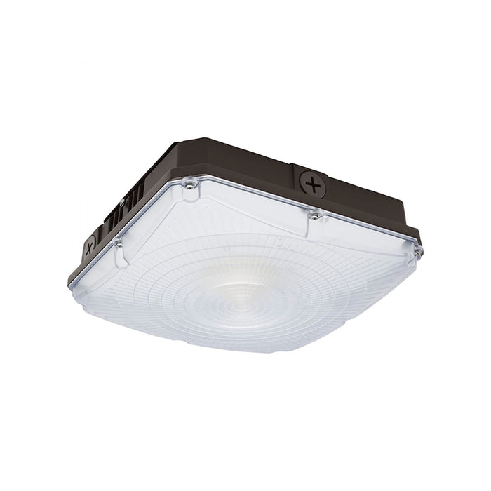 Nuvo 65-980 8.5" Square 25W/30W/40W LED Canopy Light, CCT Selectable