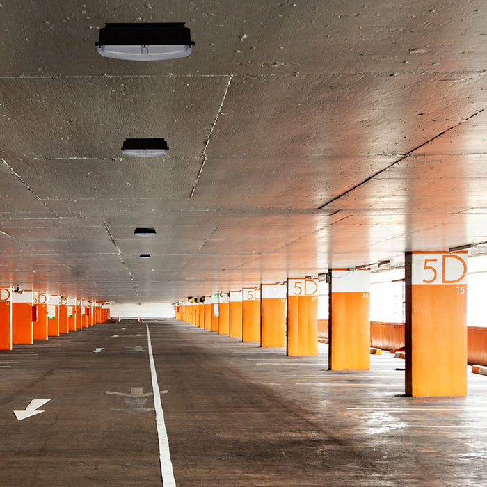 Nuvo 65-981 10" Square 45W/60W/70W LED Canopy Light, CCT Selectable