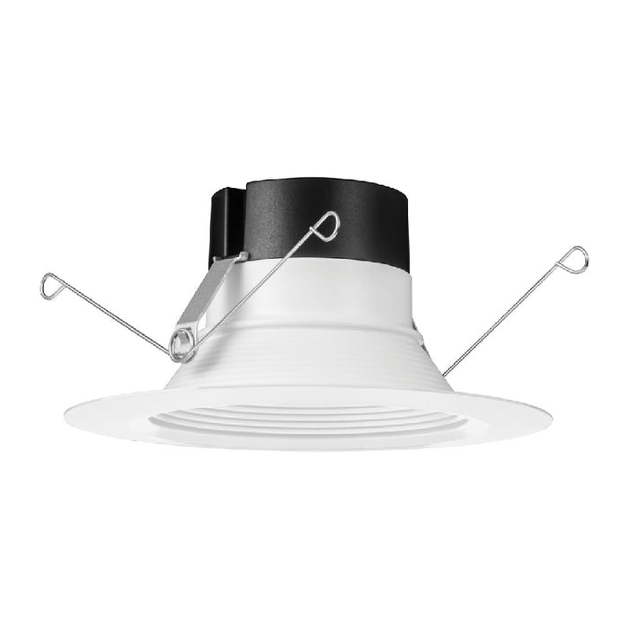 Juno Contractor Select 65BEMW 5"/6" 11W LED Switchable White Trim Kit, Baffle, CCT Selectable