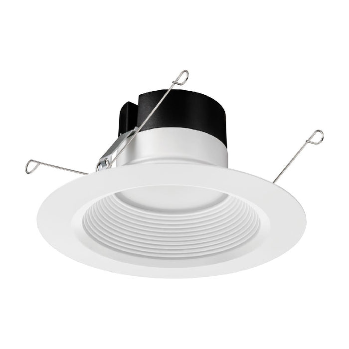Juno Contractor Select 65BEMW 5"/6" 11W LED Switchable White Trim Kit, Baffle, CCT Selectable