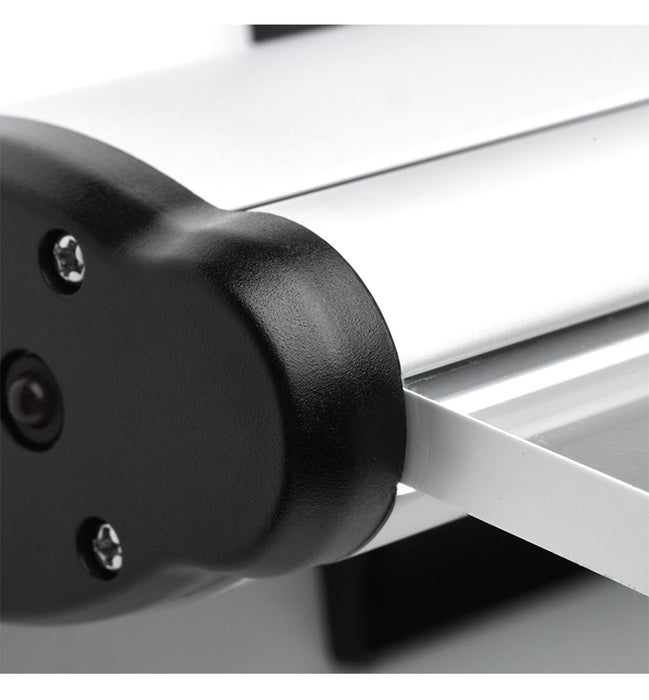 Satco 67-111  Edge-Lit LED Exit Sign, Dual Face With Red Letter, Top/Back/End Mount