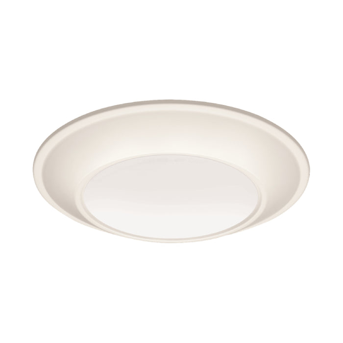 Juno Contractor Select JSBT 6" SlimBasics Tapered LED Switchable White Surface Mount Disk Light
