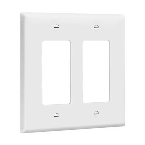 Enerlites 8832M 2-Gang Decorator/GFCI Mid Size Wall Plate