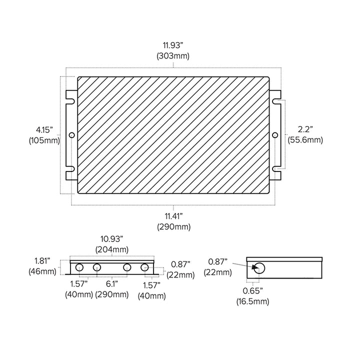 American Lighting ADPT-DRJ-288-24 Adaptive 288W 24V Power Supply