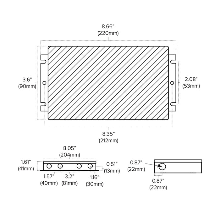 American Lighting ADPT-DRJ-96-24 Adaptive 96W 24V Power Supply