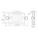 Sure-Lites APCH Series Exit Sign with Remote Capacity LED Emergency Light Heads