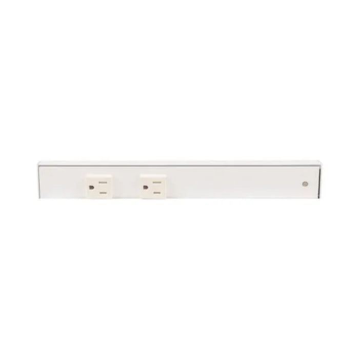 Task Lighting APT12 12" Tamper-Resistant Single Receptacle Angle Power Strip