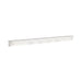 Task Lighting APT24 24" Tamper-Resistant Single Receptacle Angle Power Strip - White