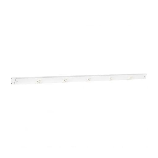 Task Lighting APT48 48" Tamper-Resistant Single Receptacle Angle Power Strip - White