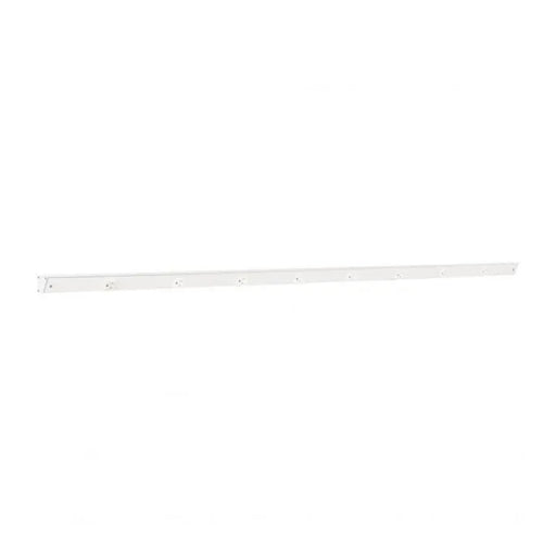 Task Lighting APT72 72" Tamper-Resistant Single Receptacle Angle Power Strip - White