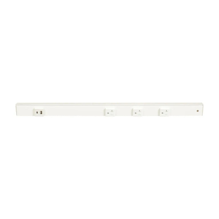 Task Lighting APTU 24" Slim Angle Power Strip with USB-A/C