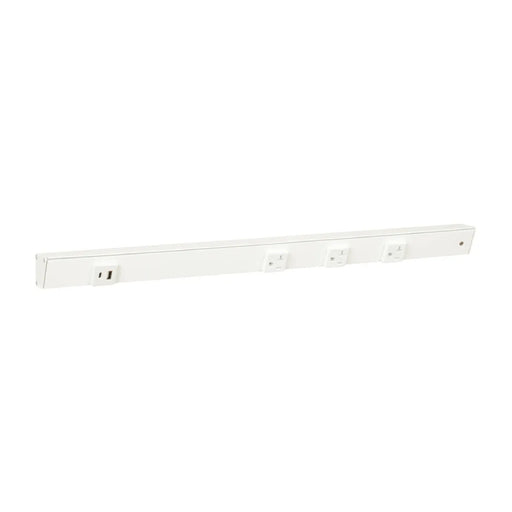Task Lighting APTU 24" Slim Angle Power Strip with USB-A/C - White/Left