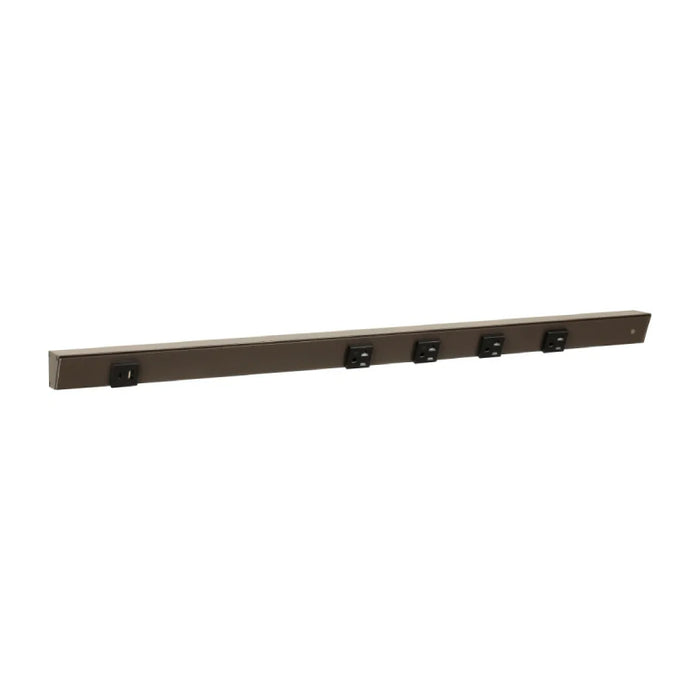 Task Lighting APTU 30" Slim Angle Power Strip with USB-A/C - Bronze/Left