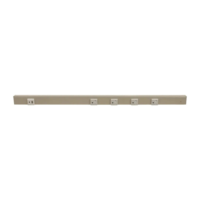 Task Lighting APTU 30" Slim Angle Power Strip with USB-A/C