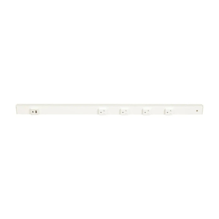 Task Lighting APTU 30" Slim Angle Power Strip with USB-A/C