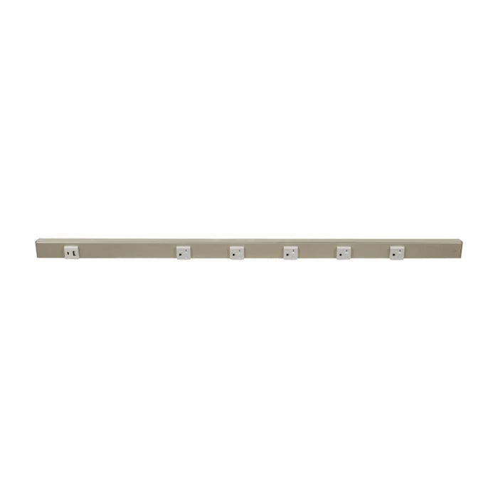 Task Lighting APTU 36" Slim Angle Power Strip with USB-A/C