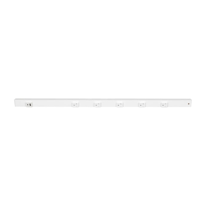 Task Lighting APTU 36" Slim Angle Power Strip with USB-A/C