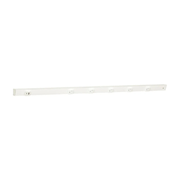Task Lighting APTU 42" Slim Angle Power Strip with USB-A/C - White/Left