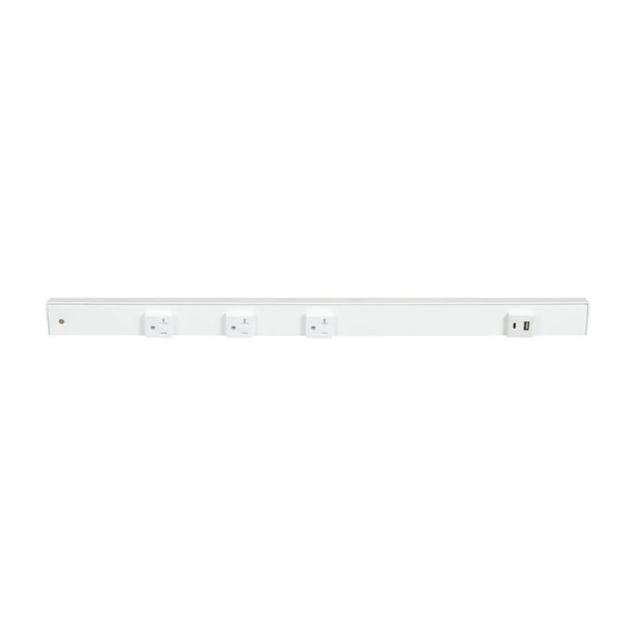 Task Lighting APTU 24" Slim Angle Power Strip with USB-A/C