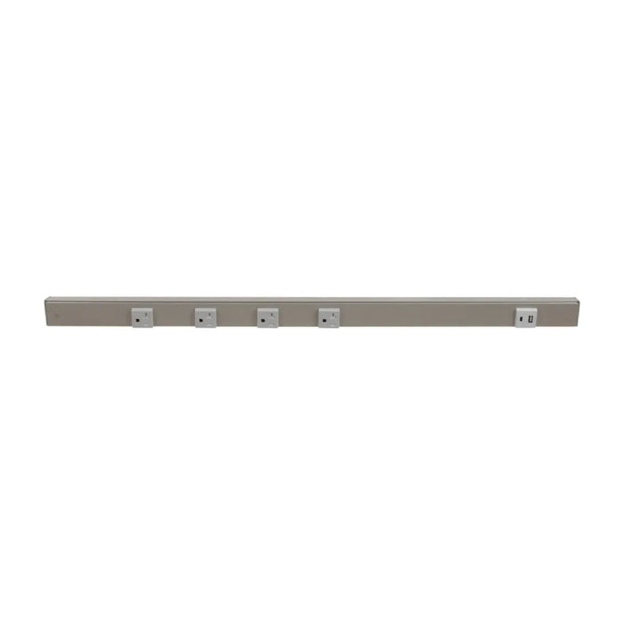 Task Lighting APTU 30" Slim Angle Power Strip with USB-A/C