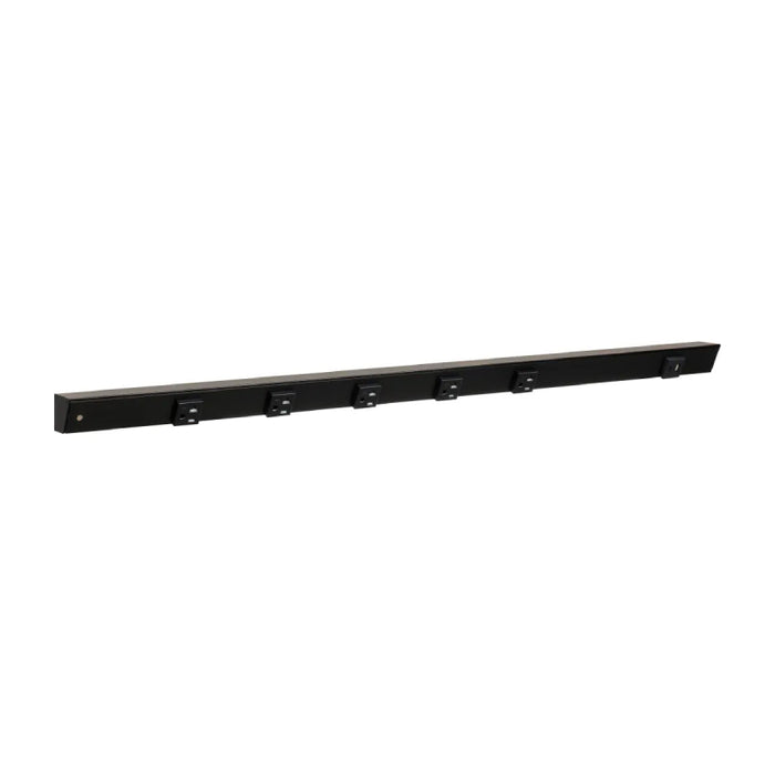 Task Lighting APTU 36" Slim Angle Power Strip with USB-A/C - Black/Right