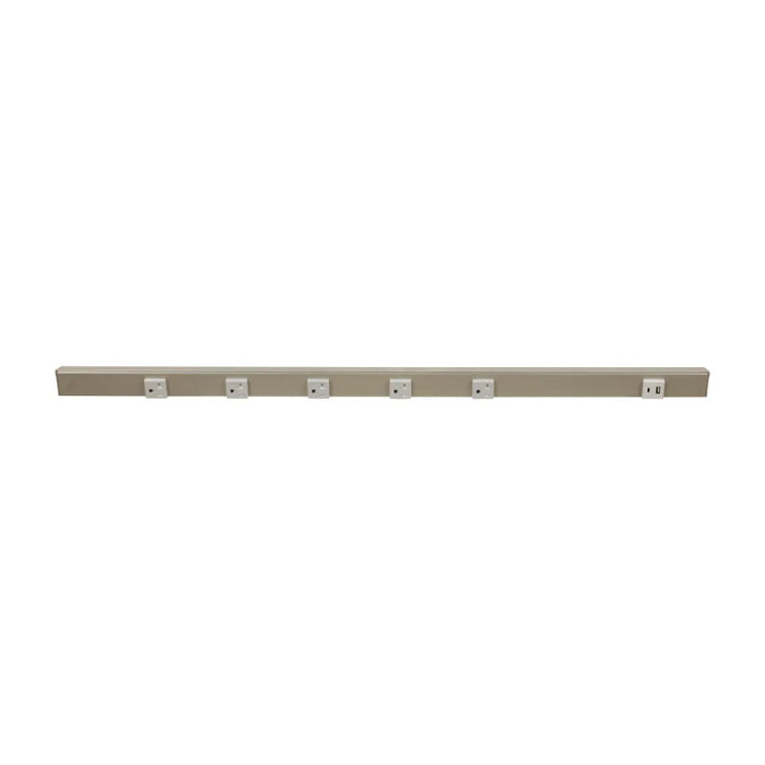 Task Lighting APTU 36" Slim Angle Power Strip with USB-A/C