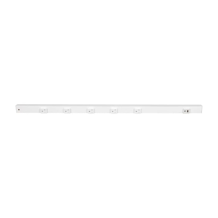 Task Lighting APTU 36" Slim Angle Power Strip with USB-A/C