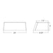 Lithonia ARC2 LED P1 11W LED Wall Mount, 1500lm, 120-277V