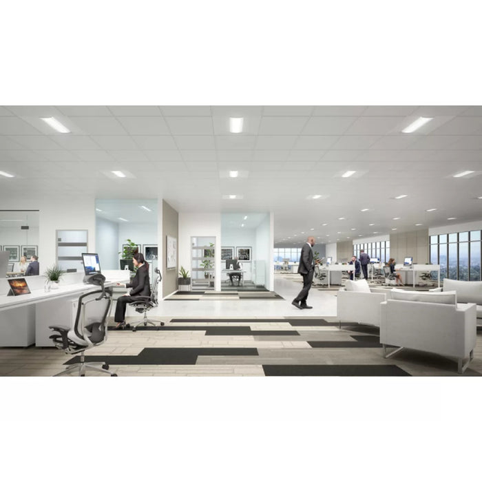 Metalux Achieva Recessed 24ARS 2x4 LED Center Basket Troffer, Selectable CCT & Lumens 120-277V