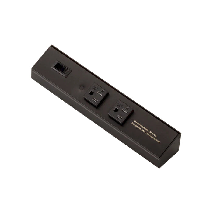 American Lighting ATOM 10" 120V AC Power Strip - Black