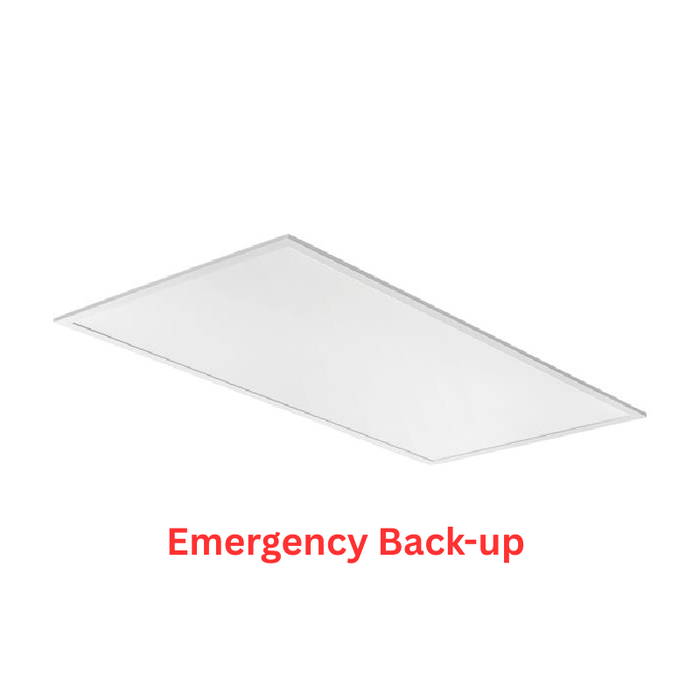 Lithonia CPX 2x4 LED Switchable Panel with Emergency Battery, 3CCT Selectable, 120-277V