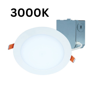 Halo HLBE6 6" Ultra-Slim LED Downlight, 3000K New Construction/Remodel Integrated LED Recessed Light Kit