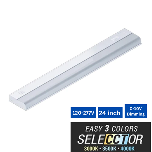 Elite EU-LED-24-CCT 24" LED Polycarbonate Lens with UV Radiation Protection 0-10 Dimming with Multi-CCT, 120-277V