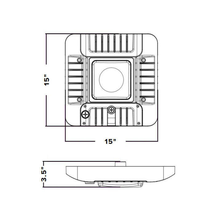 Beacon GSY-130 GALASY II 130W LED Canopy Light