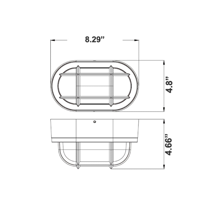 Westgate BKH 6W/8W/10W LED Non-Cutoff Wall Pack w/ Photocell, 3CCT & Wattage Selectable