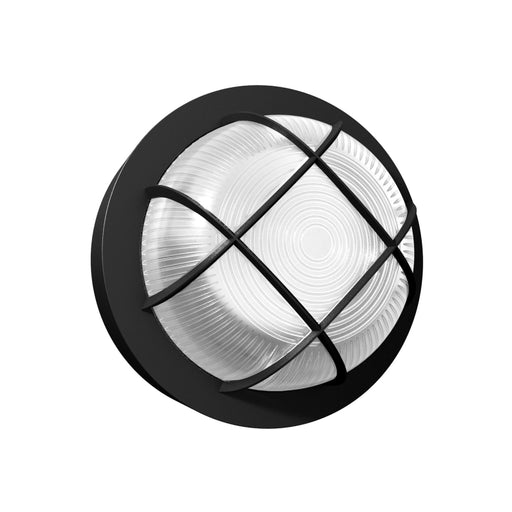 Westgate BKRD 9W/12W/15W LED Round Bulkheads with Photocell, 120-277V, 3CCT Selectable - Black