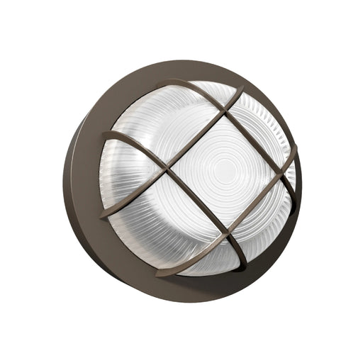 Westgate BKRD 9W/12W/15W LED Round Bulkheads with Photocell, 120-277V, 3CCT Selectable - Bronze