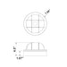 Westgate BKRD 9W/12W/15W LED Round Bulkheads with Photocell, 120-277V, 3CCT Selectable