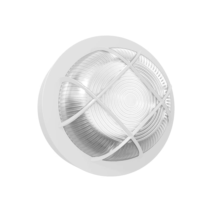 Westgate BKRD 9W/12W/15W LED Round Bulkheads with Photocell, 120-277V, 3CCT Selectable - White