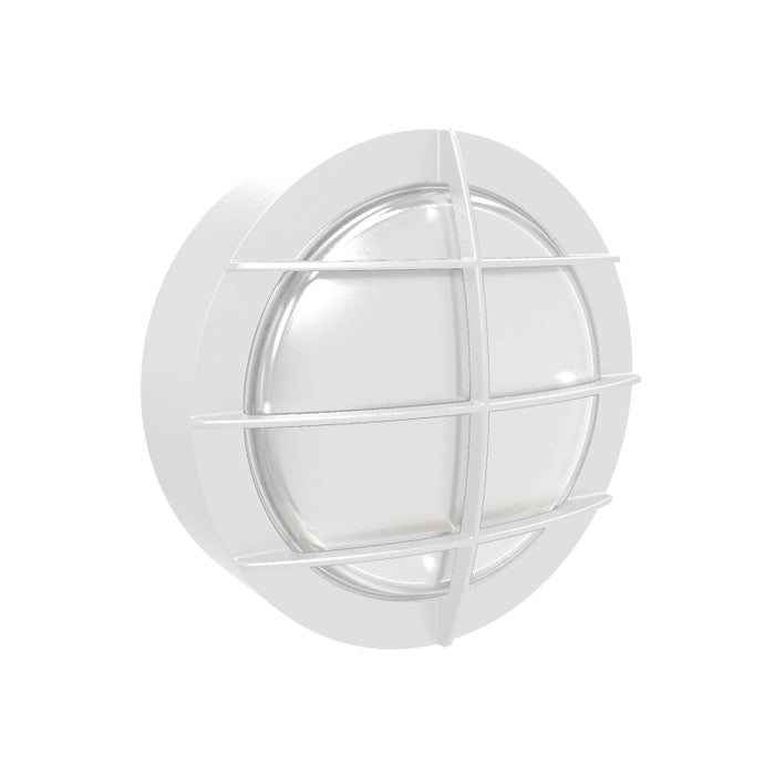 Westgate BKRF 9W/12W/15W LED Round Bulkheads with Photocell, 120-277V, 3CCT Selectable - White