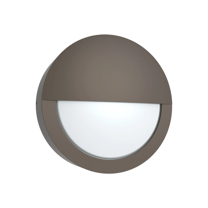 Westgate BKRN 9W/12W/15W LED Round Bulkheads with Photocell, 120-277V, 3CCT Selectable - Bronze