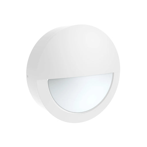 Westgate BKRN 9W/12W/15W LED Round Bulkheads with Photocell, 120-277V, 3CCT Selectable - White