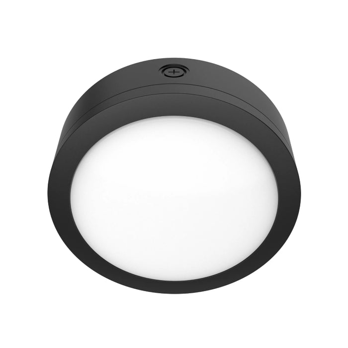 Westgate BKR 36W/48W/60W LED Round Flat Bulkhead with Photocell, 120-277V, 3CCT Selectable