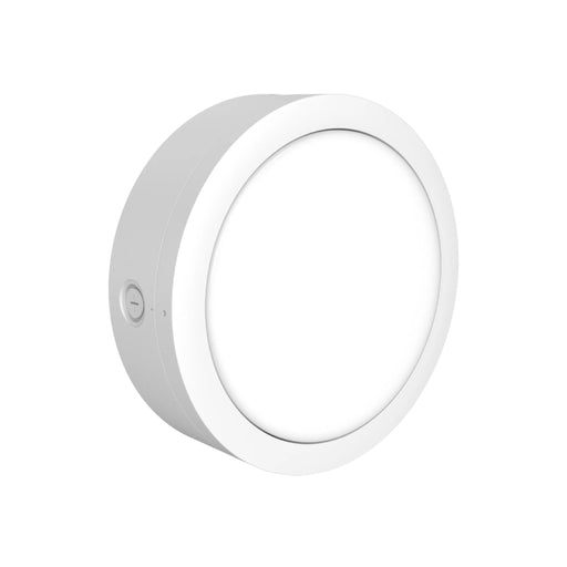 Westgate BKR 36W/48W/60W LED Round Flat Bulkhead with Photocell, 120-277V, 3CCT Selectable - White