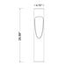 Westgate BOL-505-26-MCT 15W LED Bollard Light, 3000K/4000K/5000K Selectable, 1500 LM, 120-277V