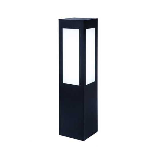 Westgate BOL-602-26-S-MCTP 26" Tall 10W/18W/25W LED Square Bollard, 3500K/4000K/5000K Selectable, 120-277V - Black