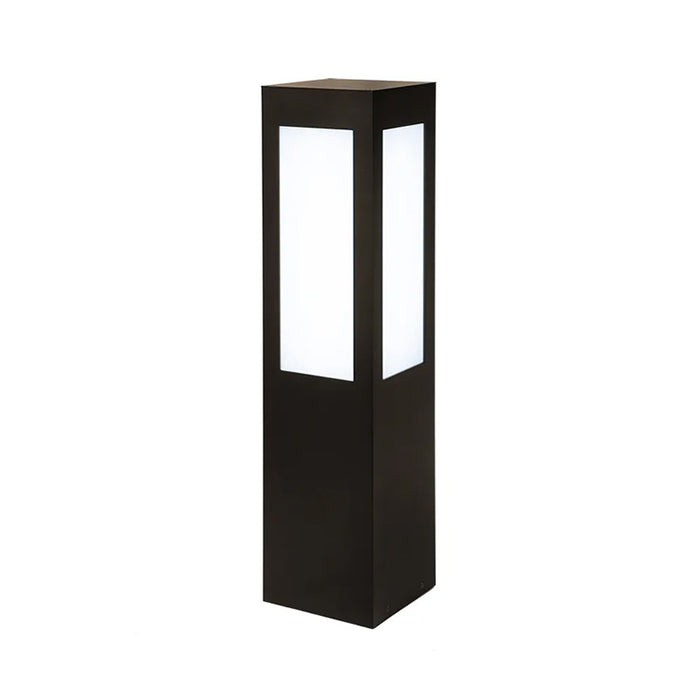 Westgate BOL-602-26-S-MCTP 26" Tall 10W/18W/25W LED Square Bollard, 3500K/4000K/5000K Selectable, 120-277V - Bronze