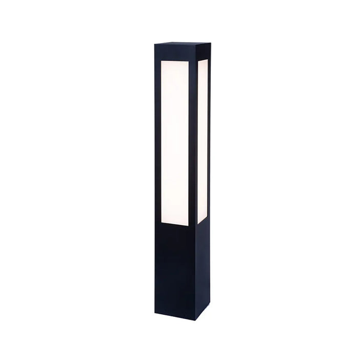 Westgate BOL-602-40-S-MCTP 40" Tall 10W/18W/25W LED Square Bollard, 3500K/4000K/5000K Selectable, 120-277V - Black